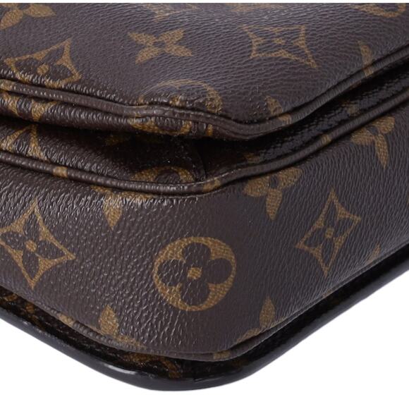 Louis Vuitton Pochette Metis MM Monogram Handbag M44875 Brown Canvas - Picture 11 of 11
